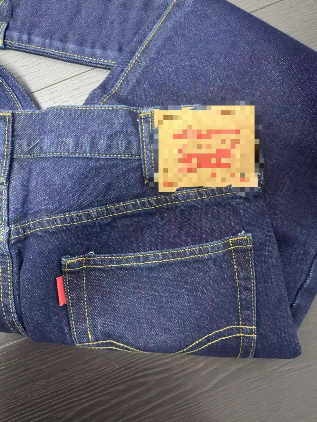 Men 14oz Raw Selvedge Bootcut Jeans, Heavy Raw Indigo Blue Flared Denim Trousers