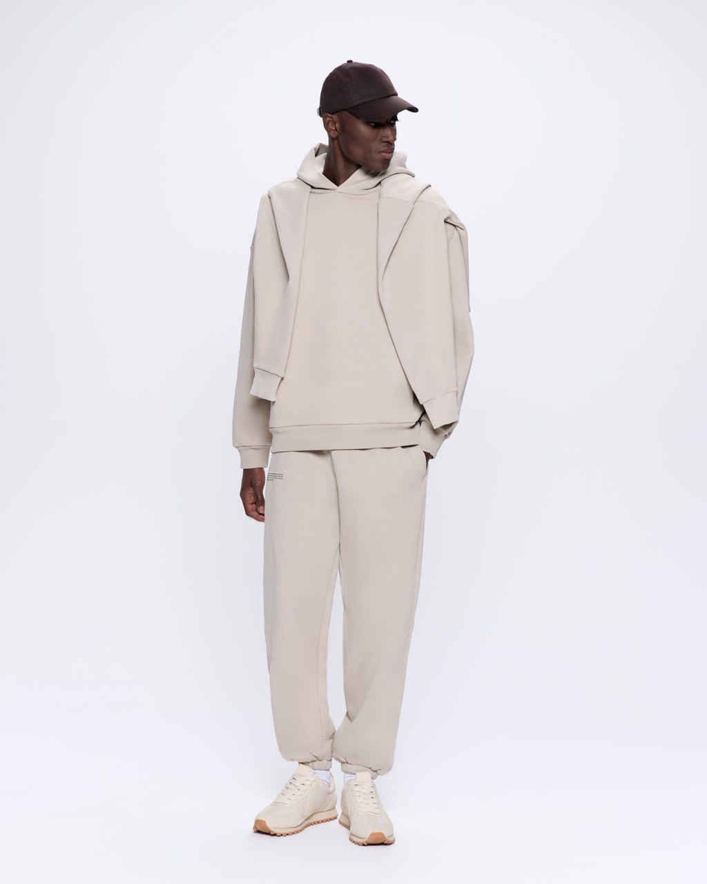 Mens 365 Heavyweight Hoodie—stone