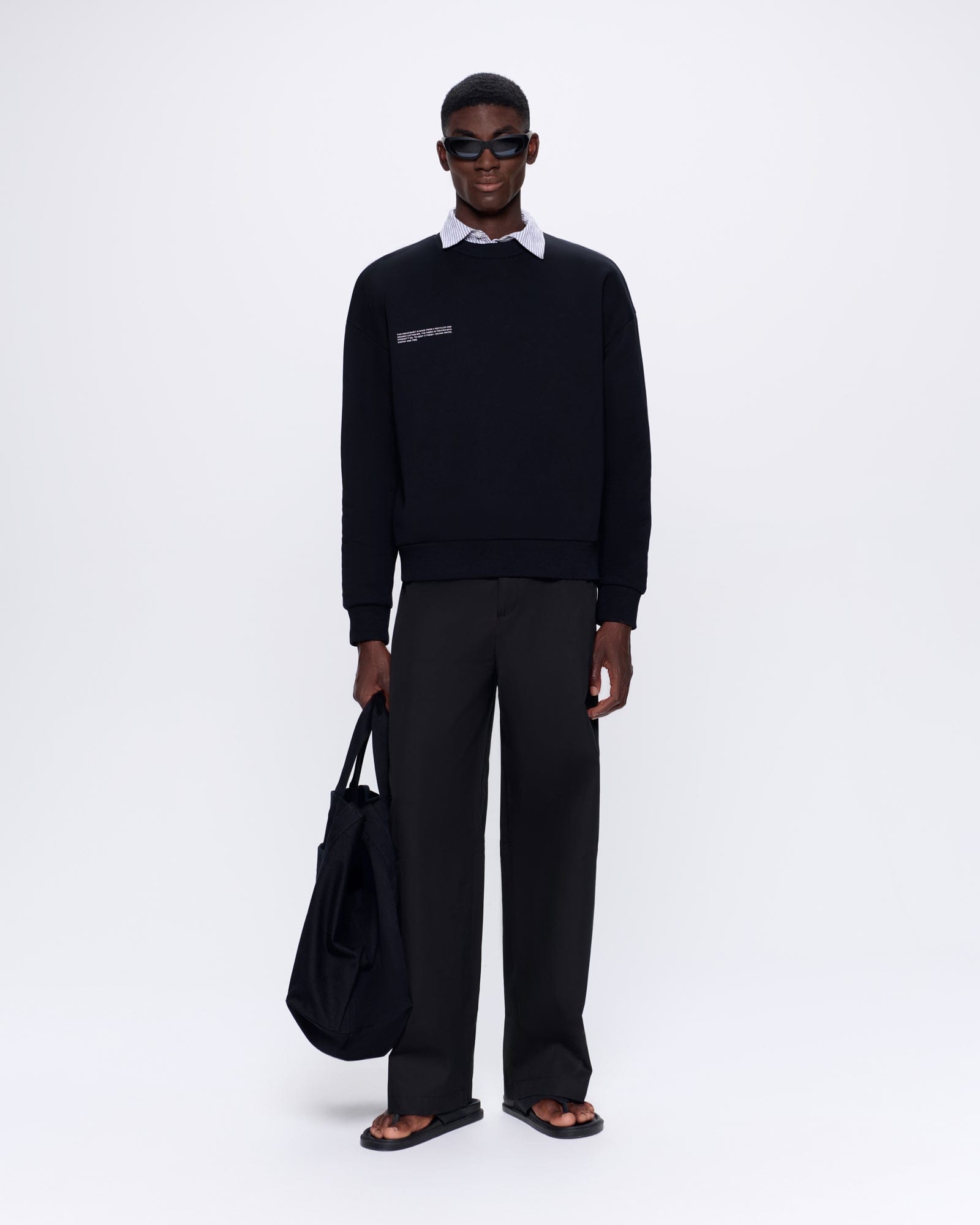 Mens 365 Heavyweight Sweatshirt—black