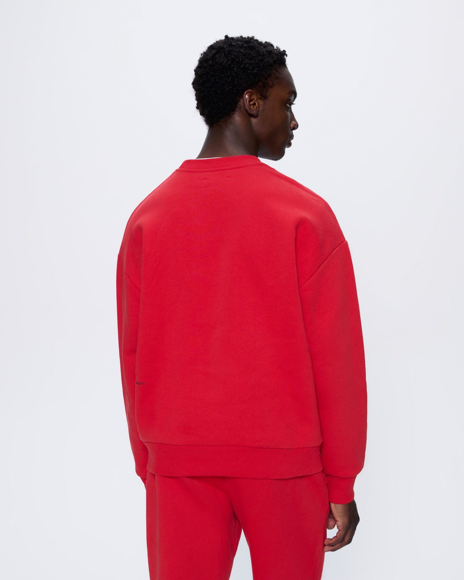 Mens 365 Heavyweight Sweatshirt—Goji Red