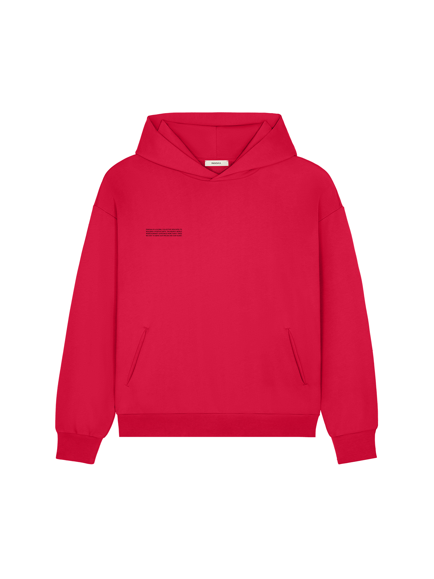 Mens 365 Midweight Hoodie—Goji red