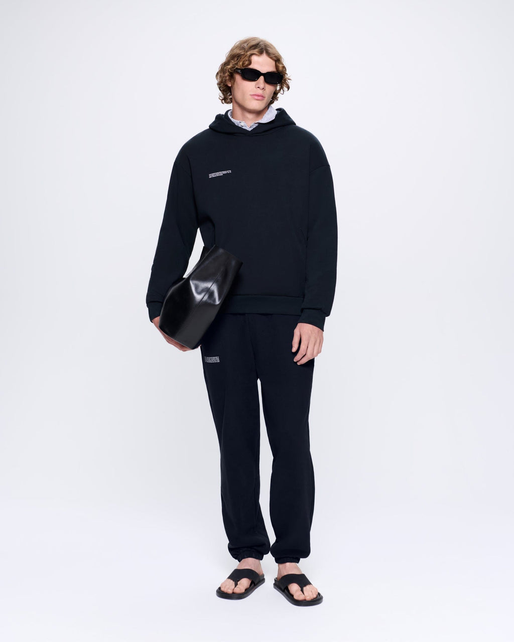 Mens 365 Midweight Hoodie—black
