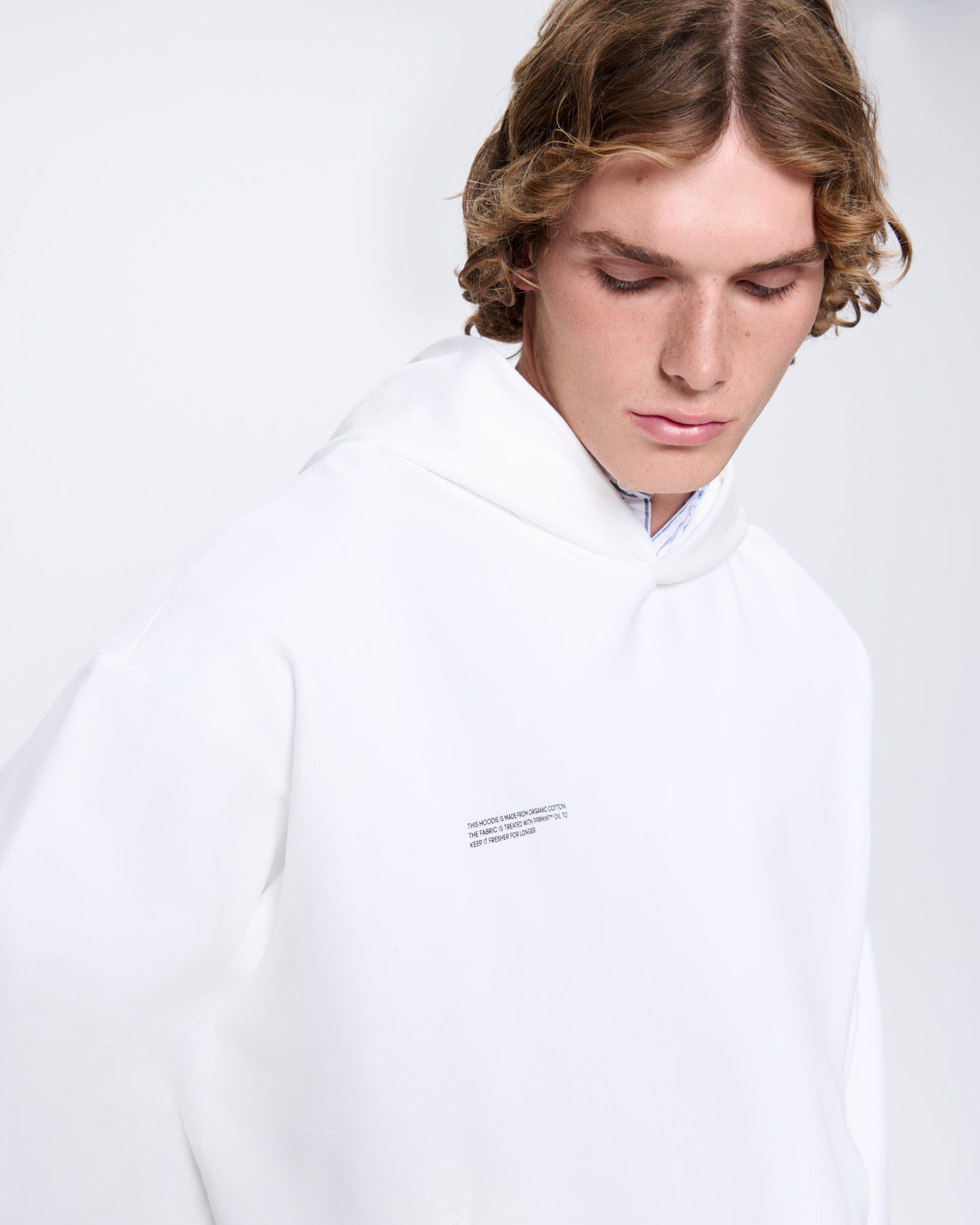 Mens 365 Midweight Hoodie—off-white