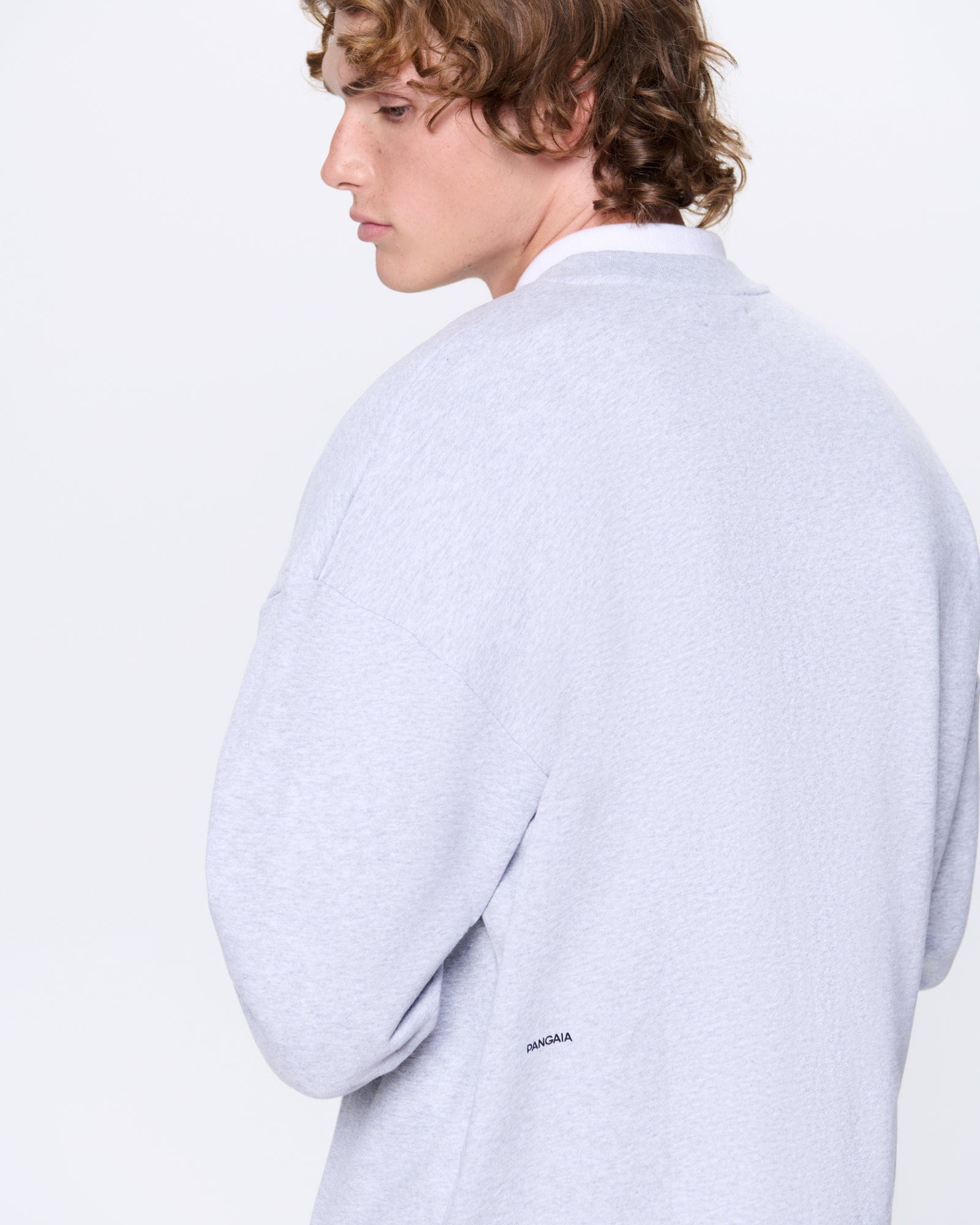 Mens 365 Midweight Sweatshirt—grey marl
