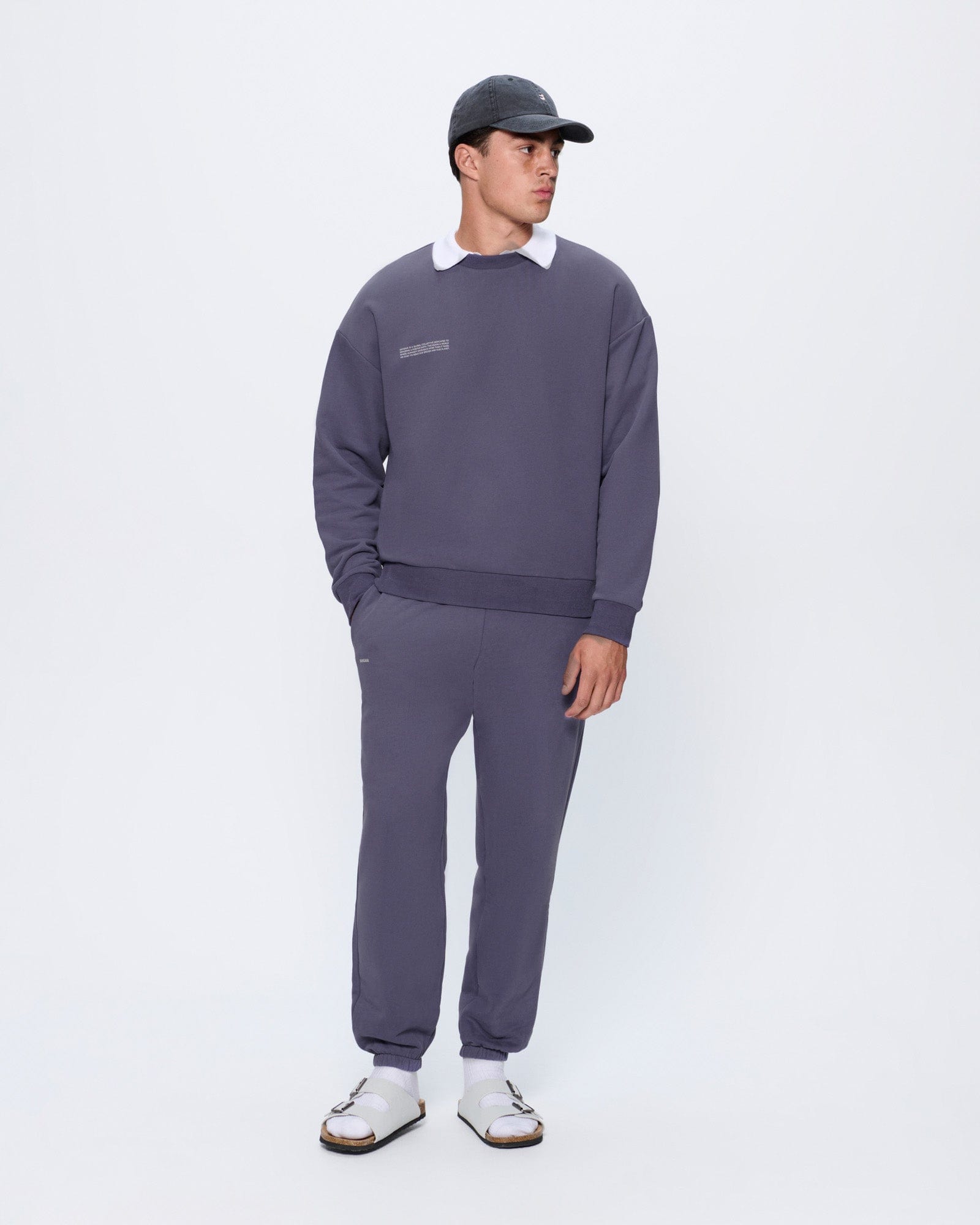 Mens 365 Midweight Sweatshirt—Slate Blue