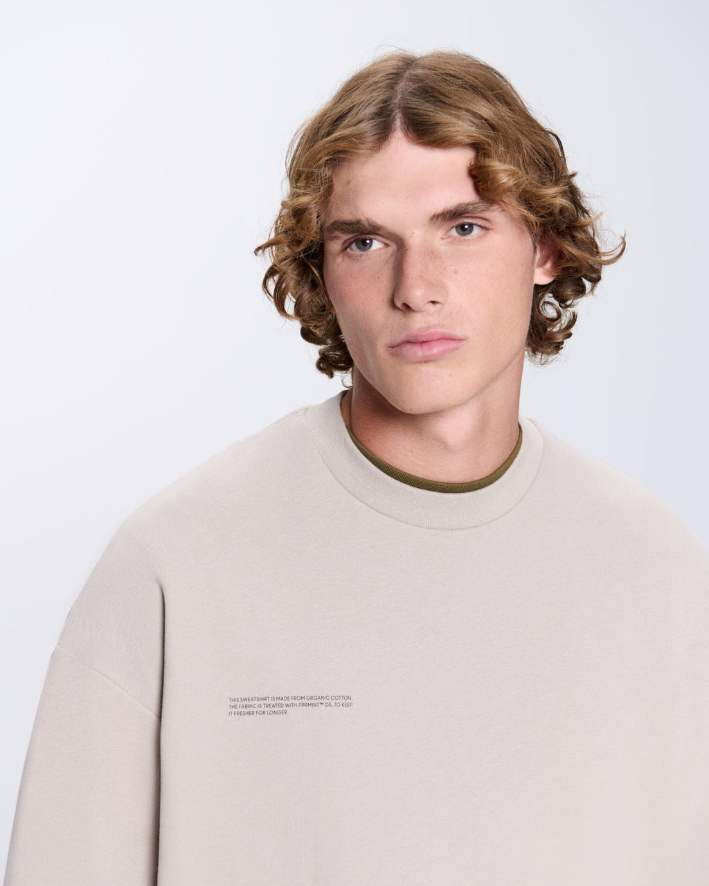Mens 365 Midweight Sweatshirt—stone