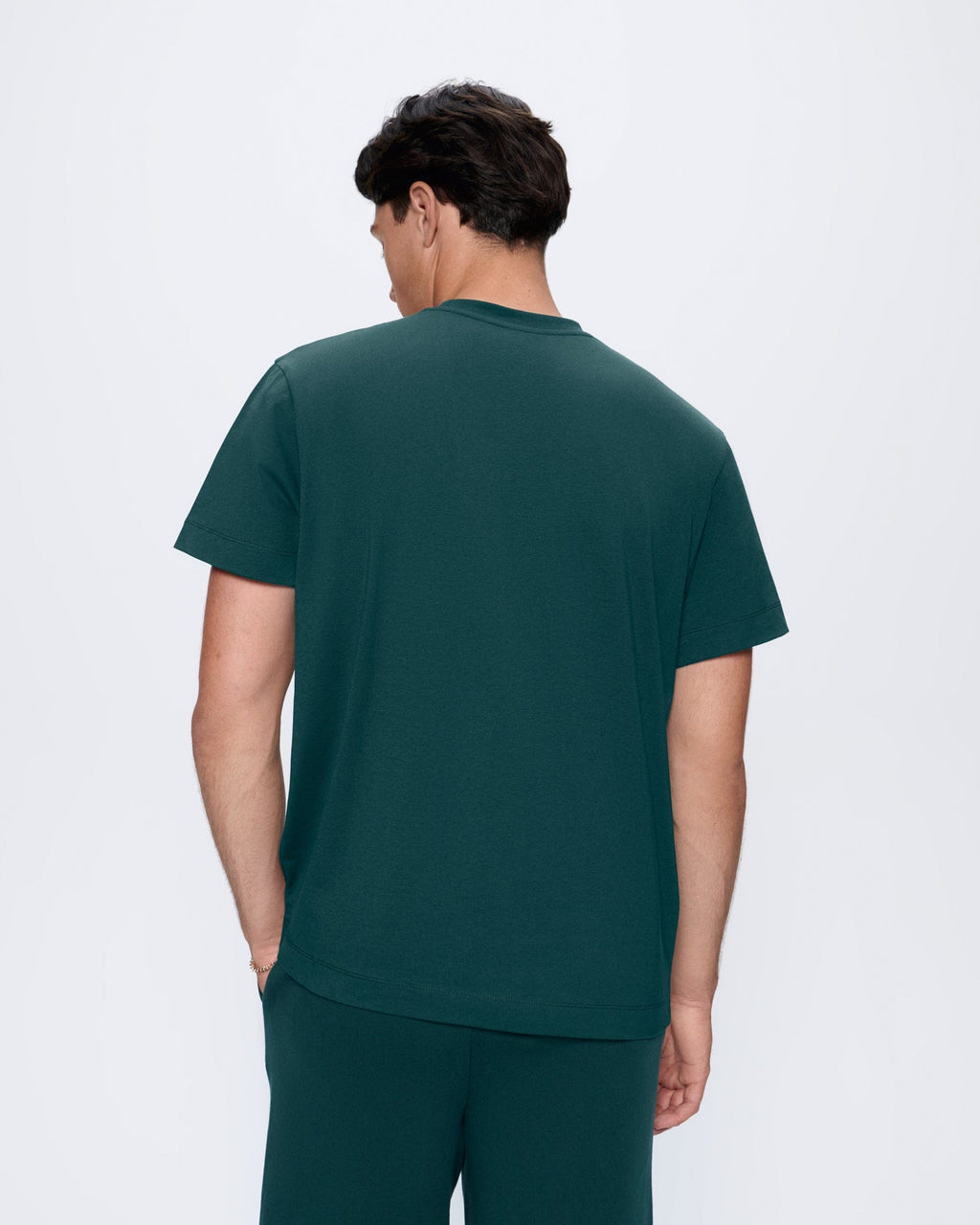 Mens 365 Midweight T-shirt—Foliage Green