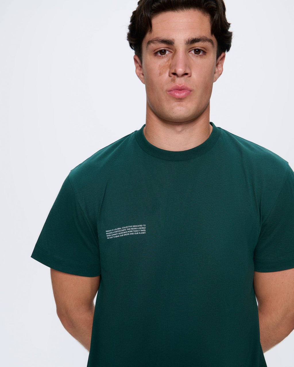 Mens 365 Midweight T-shirt—Foliage Green