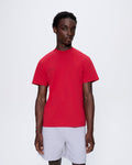 Mens 365 Midweight T-shirt—Goji red