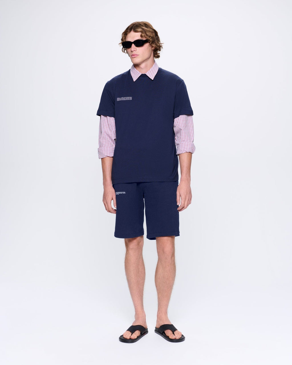 Mens 365 Midweight T-shirt—Navy