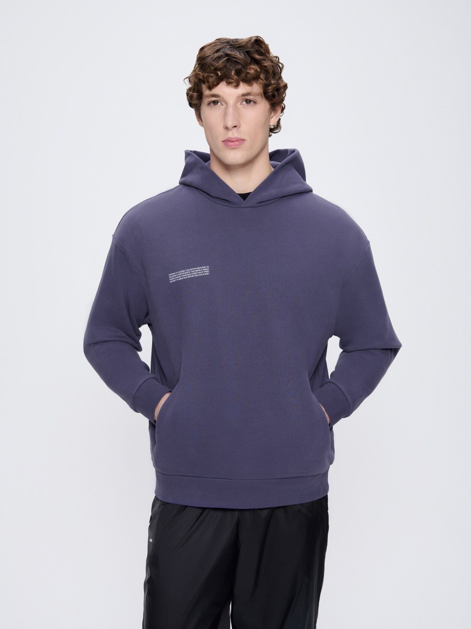 Mens 365 Midweight Hoodie—Slate Blue