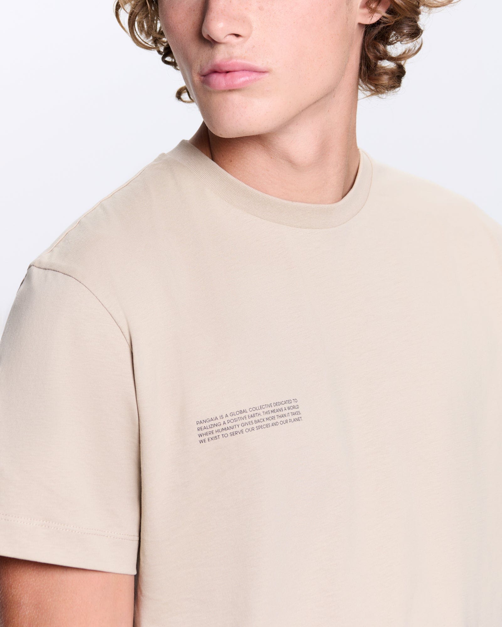 Mens 365 Midweight T-shirt—Stone