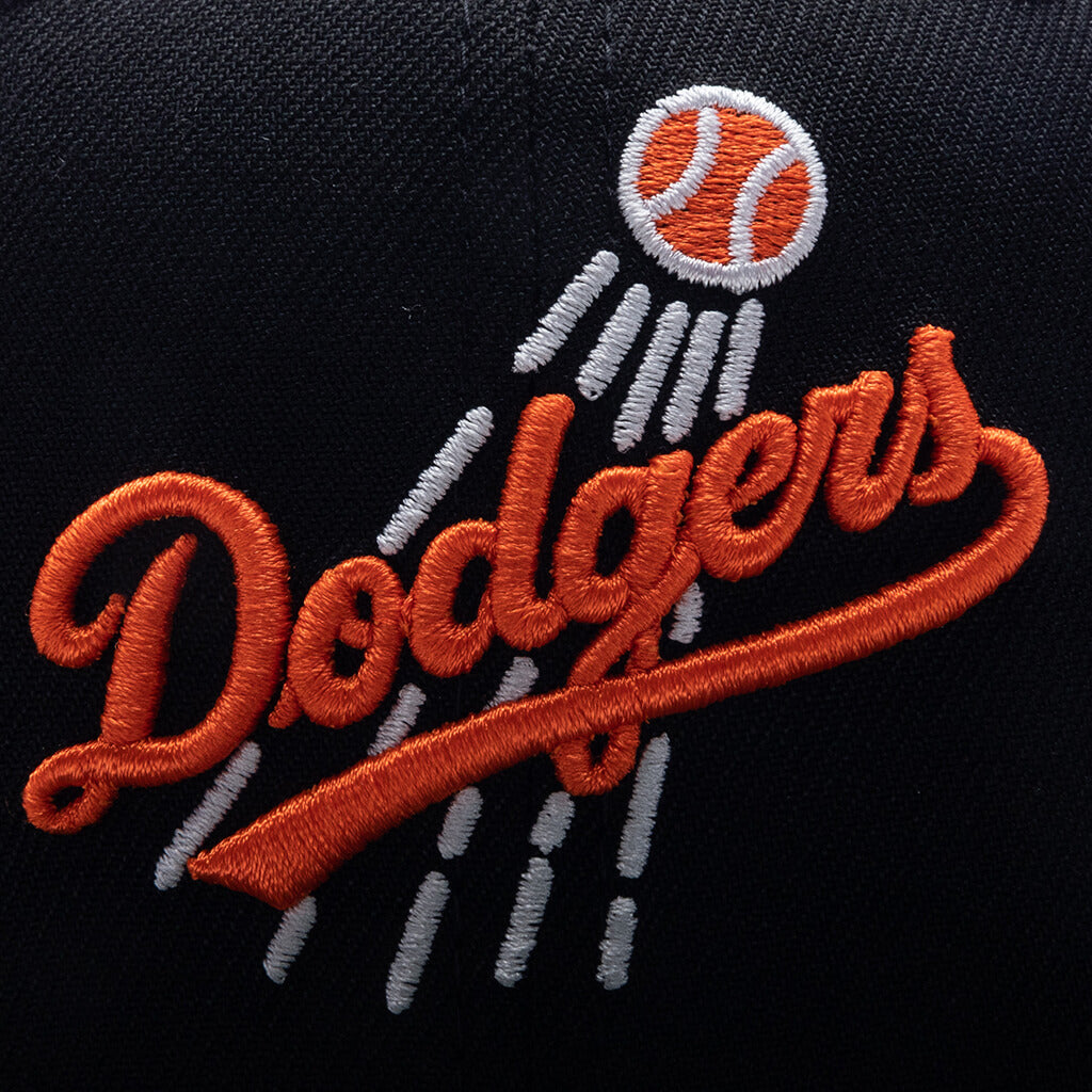 FEATURE x New Era 59FIFTY Fitted LA Dodgers Cooperstown - Black/Mountain Pine Green/Grey