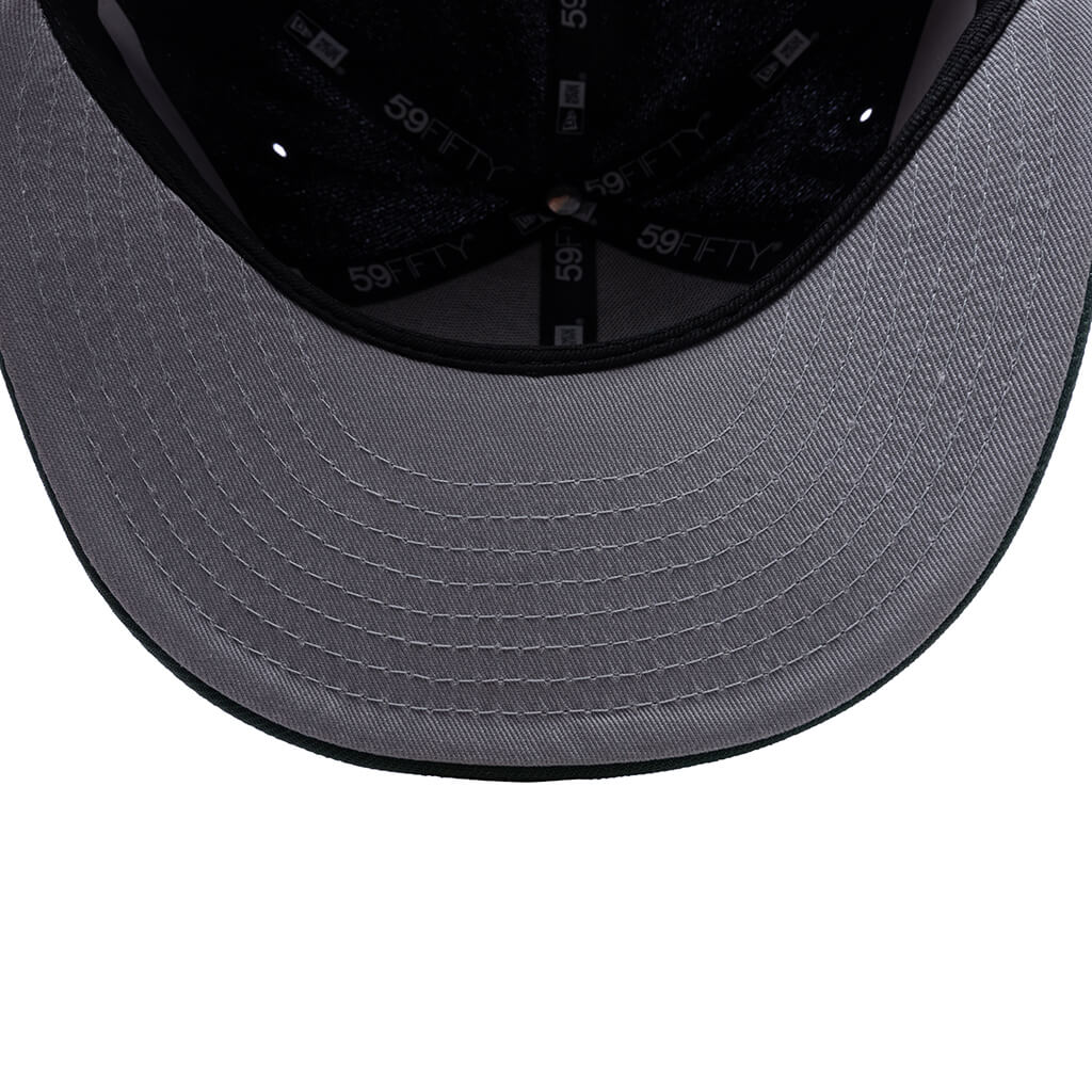 FEATURE x New Era 59FIFTY Fitted LA Dodgers Cooperstown - Black/Mountain Pine Green/Grey