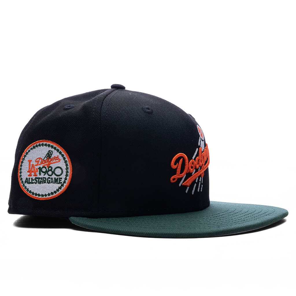 FEATURE x New Era 59FIFTY Fitted LA Dodgers Cooperstown - Black/Mountain Pine Green/Grey