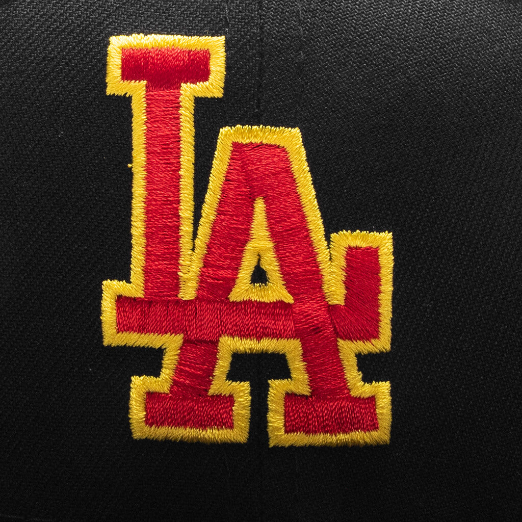 FEATURE x New Era 59FIFTY Fitted LA Dodgers Cooperstown - Black/Red