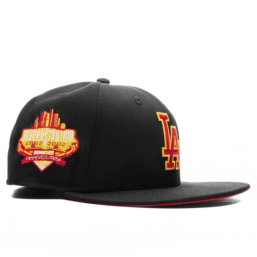 FEATURE x New Era 59FIFTY Fitted LA Dodgers Cooperstown - Black/Red