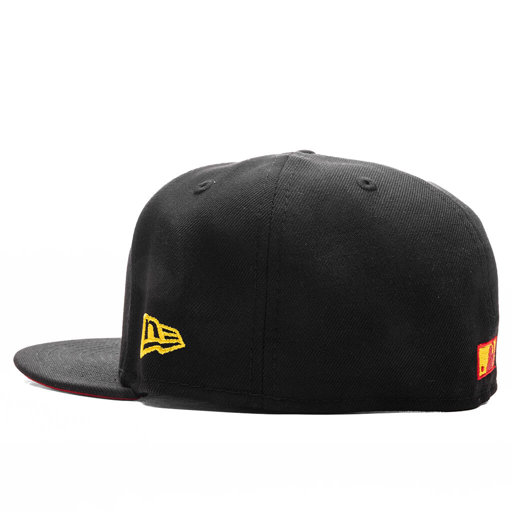FEATURE x New Era 59FIFTY Fitted LA Dodgers Cooperstown - Black/Red