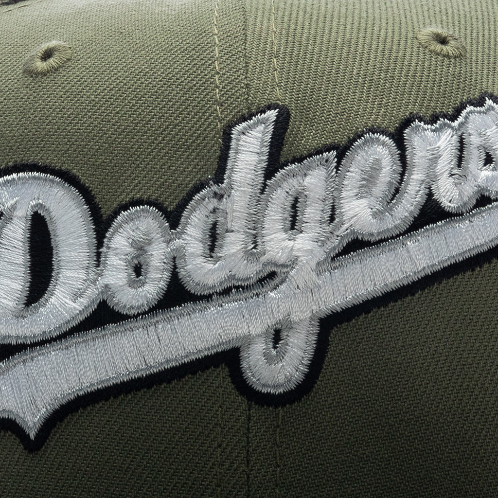 FEATURE x New Era 59FIFTY Fitted LA Dodgers Cooperstown - Green Bark/Rifle Green/Grey