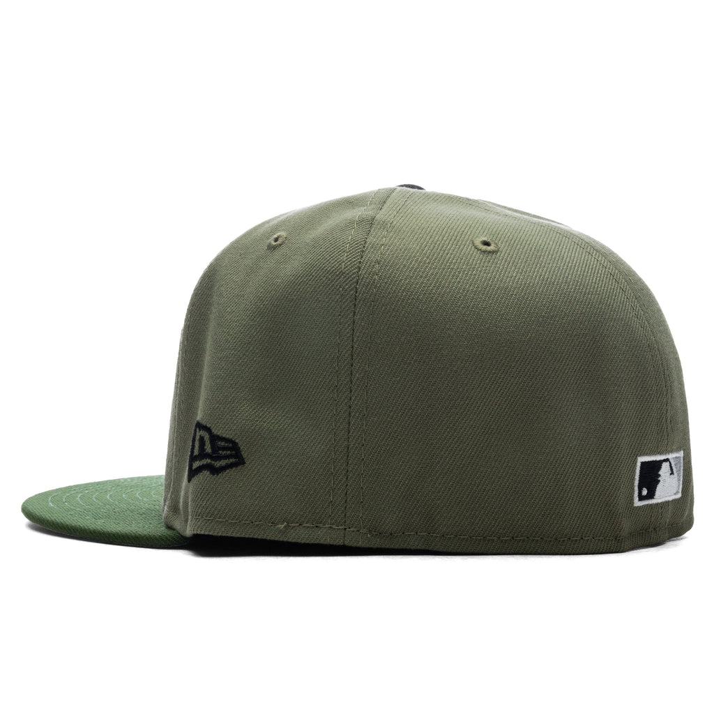 FEATURE x New Era 59FIFTY Fitted LA Dodgers Cooperstown - Green Bark/Rifle Green/Grey
