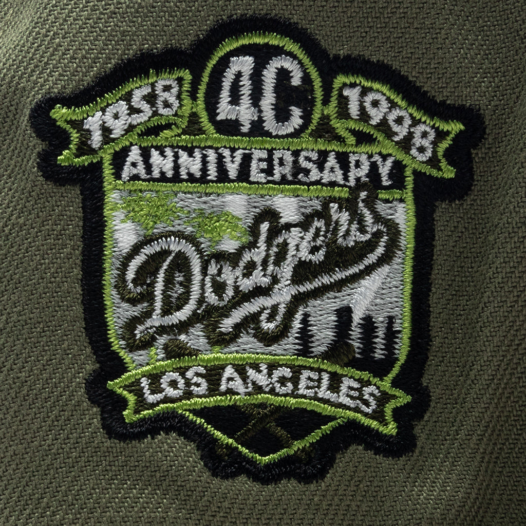 FEATURE x New Era 59FIFTY Fitted LA Dodgers Cooperstown - Green Bark/Rifle Green/Grey