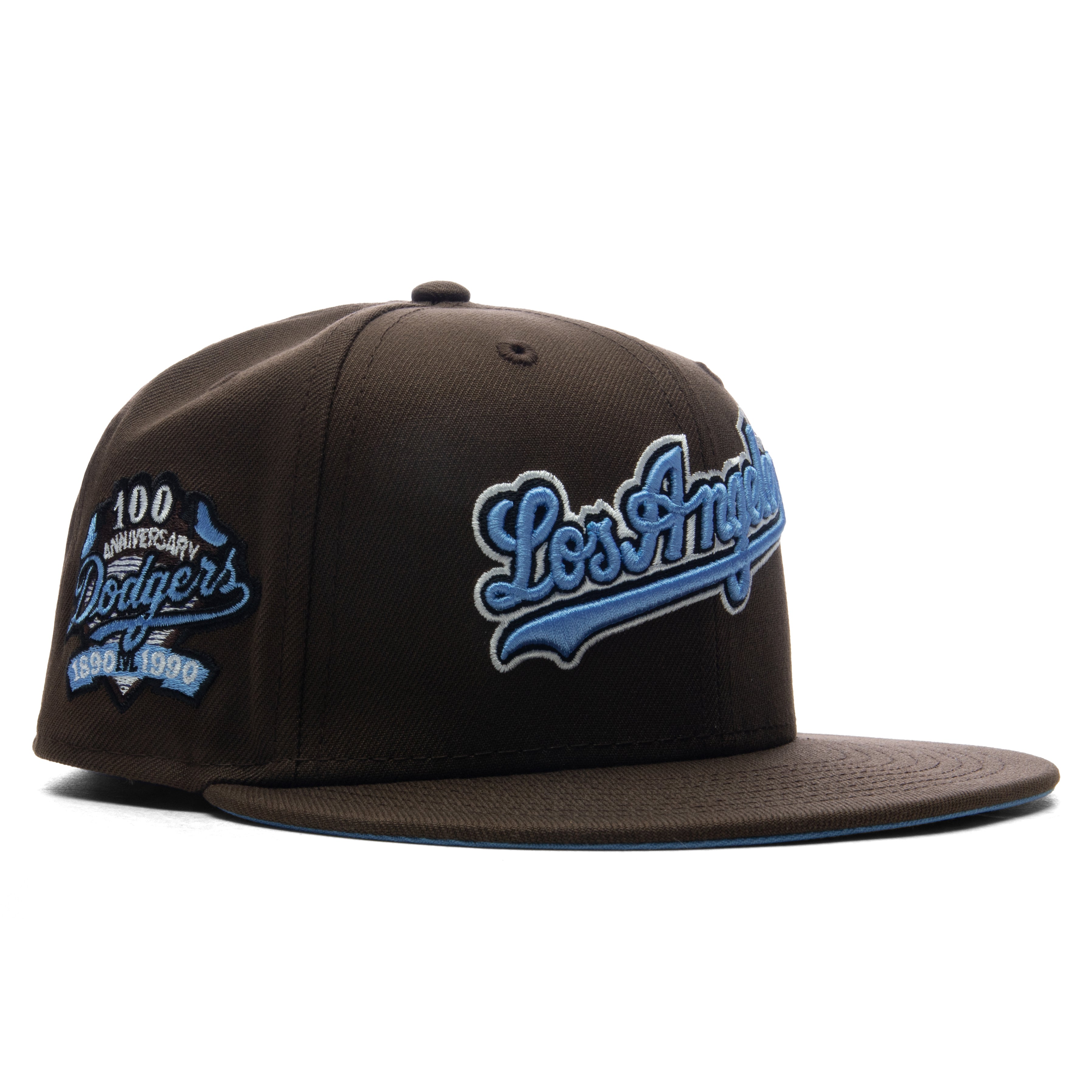 FEATURE x New Era 59FIFTY Fitted LA Dodgers Cooperstown - Walnut/Blue