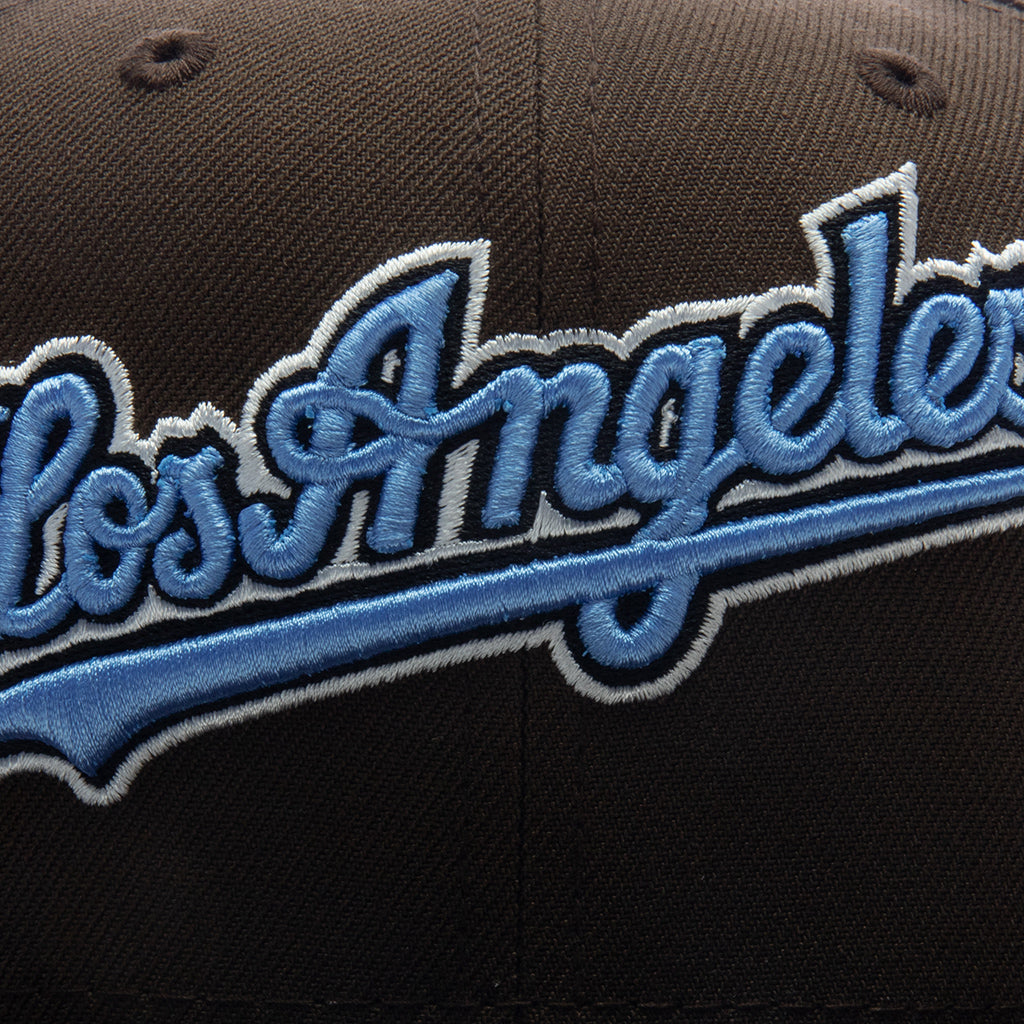 FEATURE x New Era 59FIFTY Fitted LA Dodgers Cooperstown - Walnut/Blue