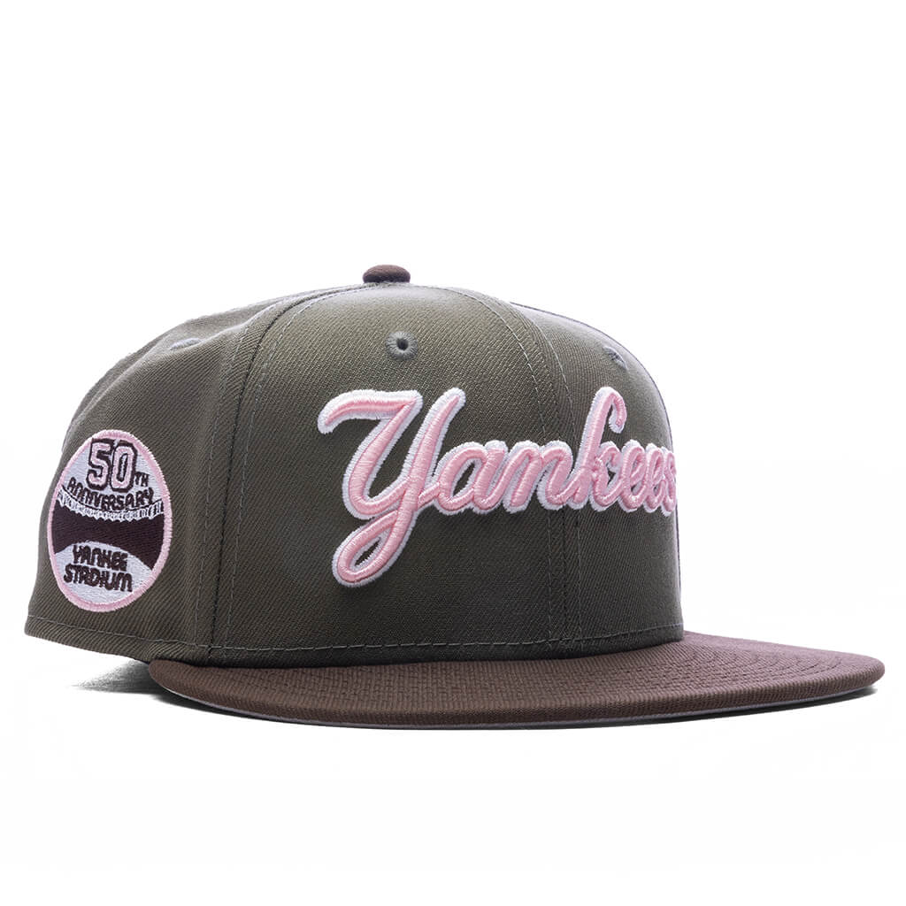 FEATURE x New Era 59FIFTY Fitted NY Yankees 50th Anniversary - Olive/Walnut