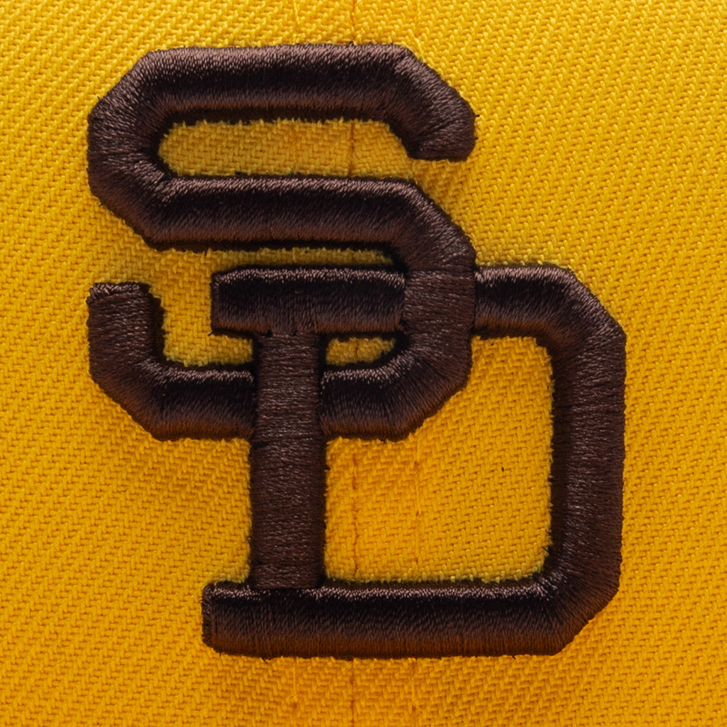 FEATURE x New Era 59FIFTY Fitted SD Padres Cooperstown - Canary Yellow/Twill Green