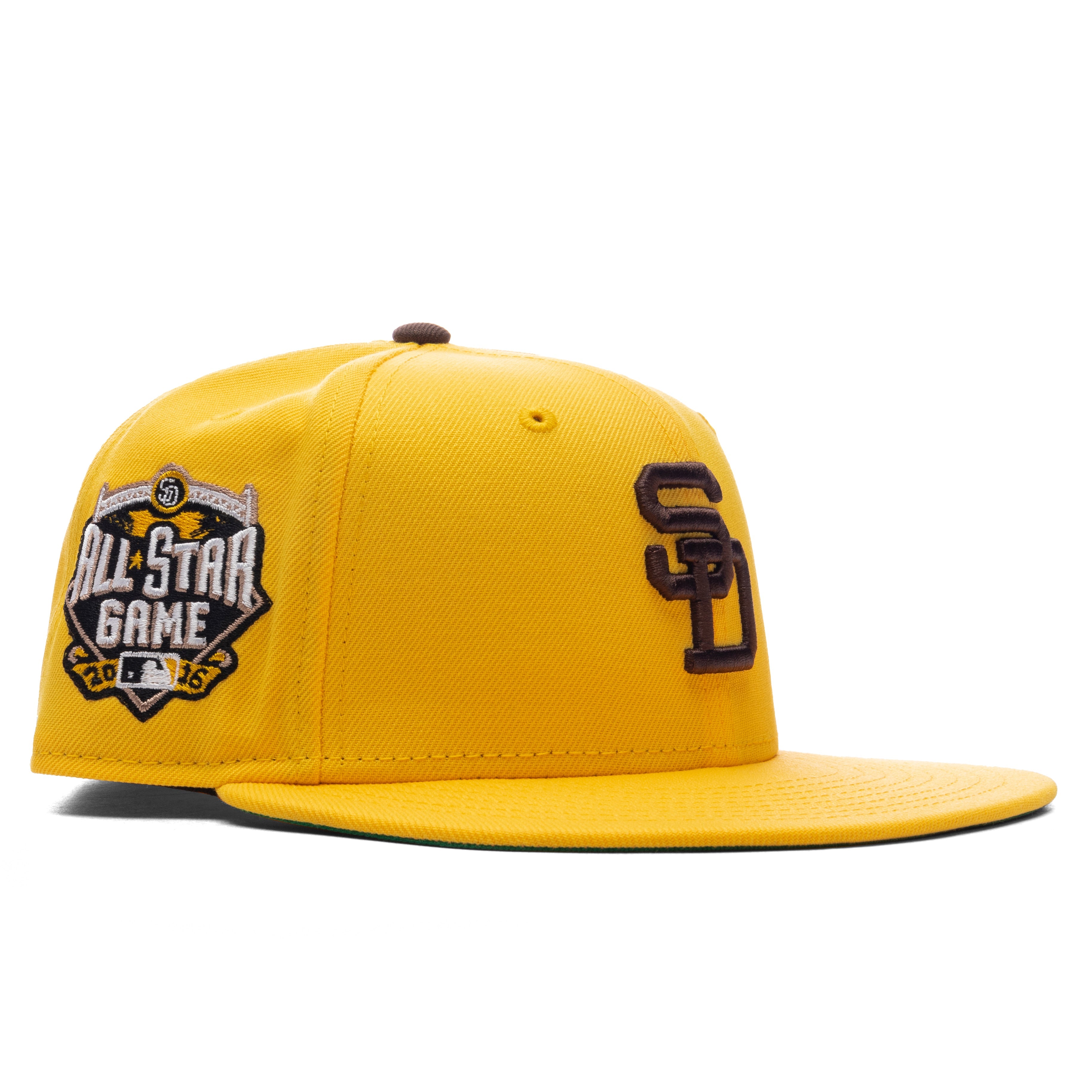 FEATURE x New Era 59FIFTY Fitted SD Padres Cooperstown - Canary Yellow/Twill Green