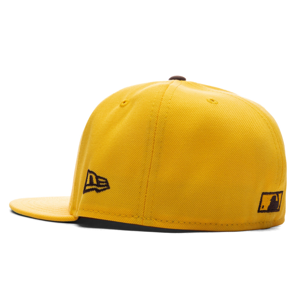 FEATURE x New Era 59FIFTY Fitted SD Padres Cooperstown - Canary Yellow/Twill Green