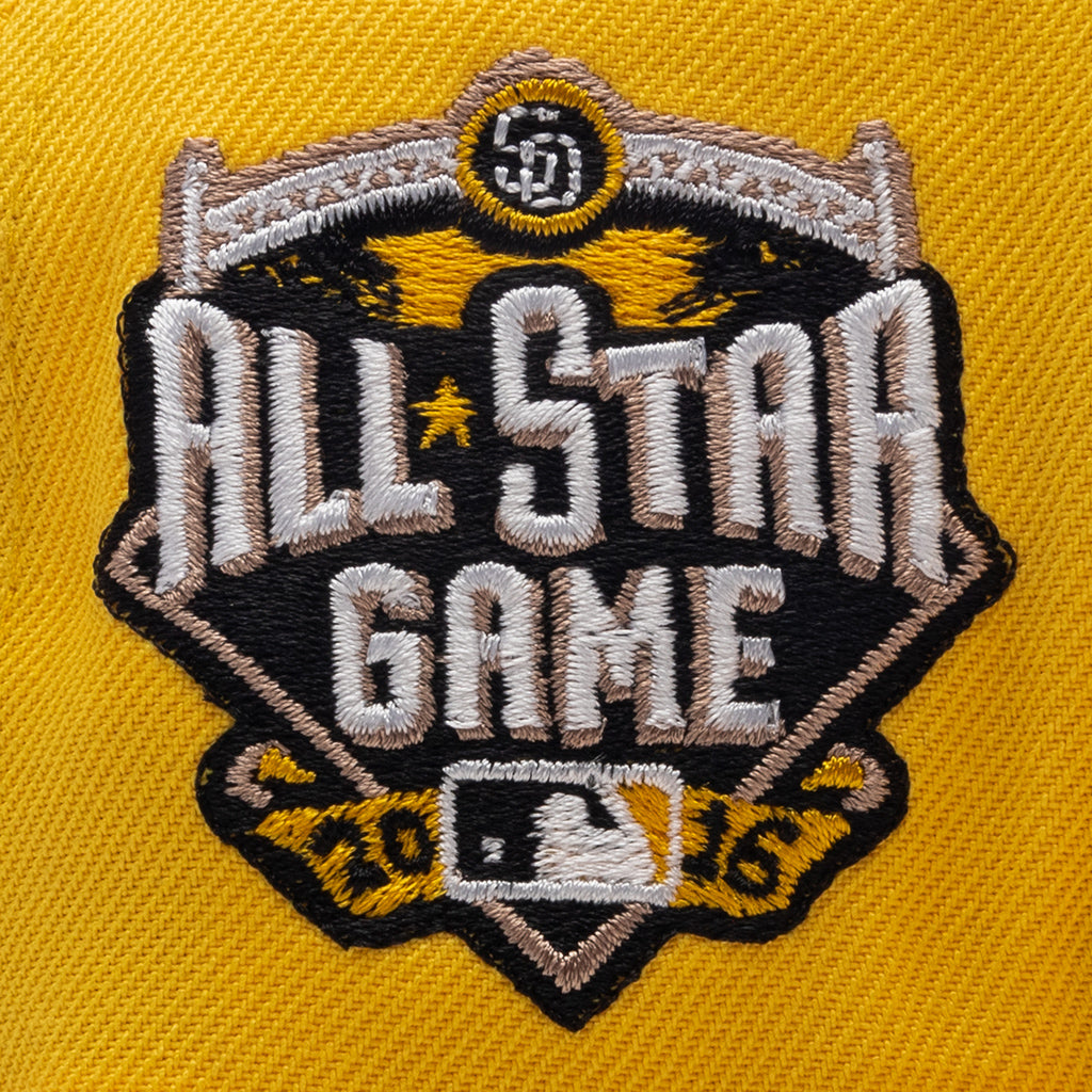 FEATURE x New Era 59FIFTY Fitted SD Padres Cooperstown - Canary Yellow/Twill Green