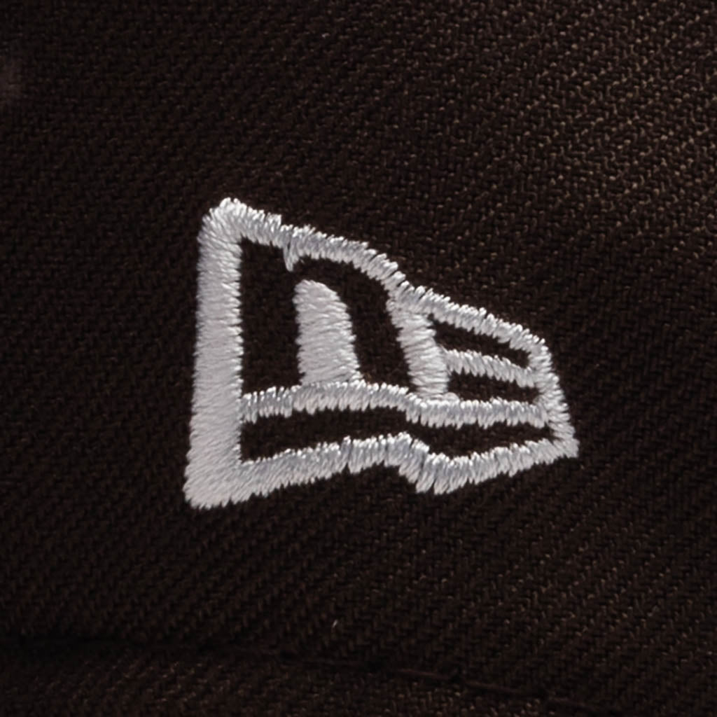 FEATURE x New Era 59FIFTY Fitted SD Padres Cooperstown - Walnut/Black/Cotton Pink
