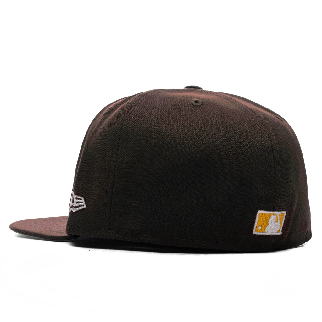 FEATURE x New Era 59FIFTY Fitted SD Padres Cooperstown - Walnut/Black/Cotton Pink