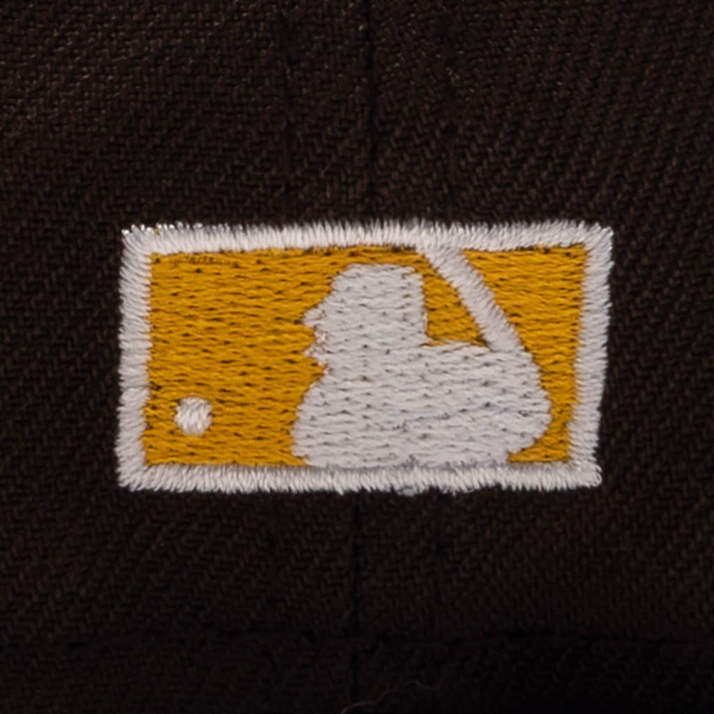 FEATURE x New Era 59FIFTY Fitted SD Padres Cooperstown - Walnut/Black/Cotton Pink