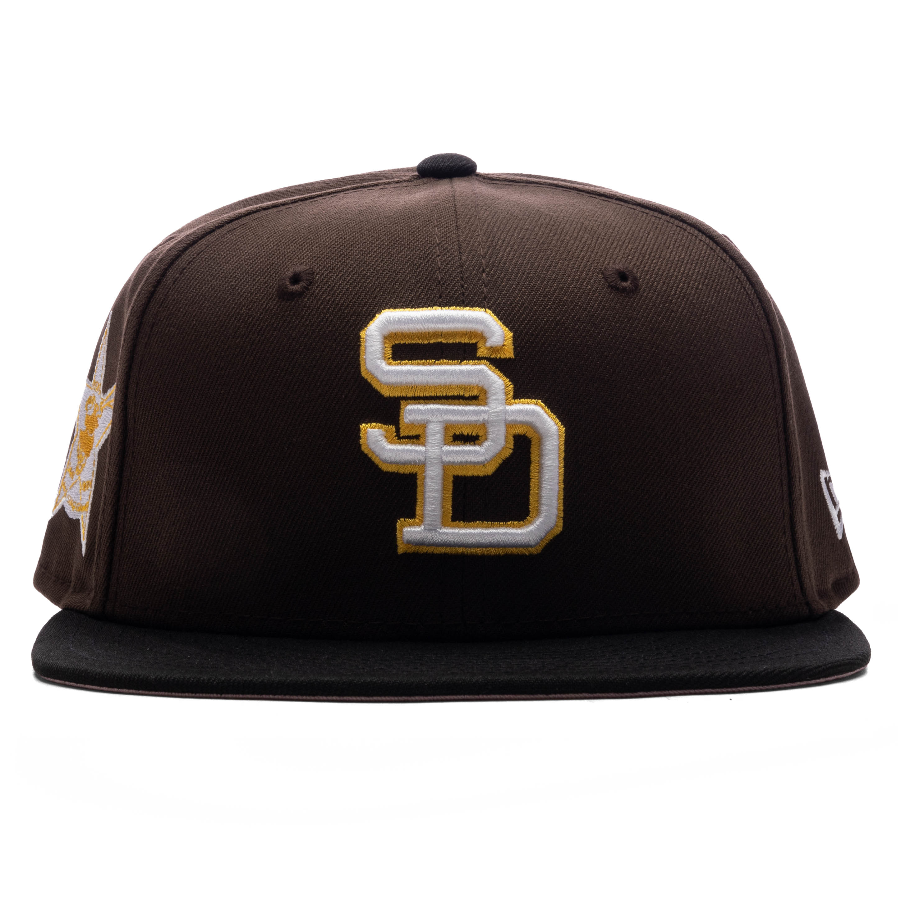FEATURE x New Era 59FIFTY Fitted SD Padres Cooperstown - Walnut/Black/Cotton Pink