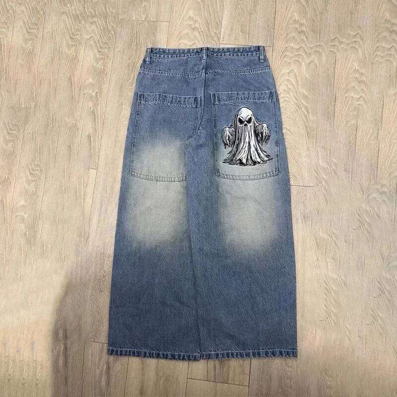 Black Wash Wide Leg GLOE Ghost Jeans