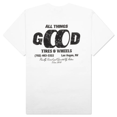 ATG Tires Tee - White