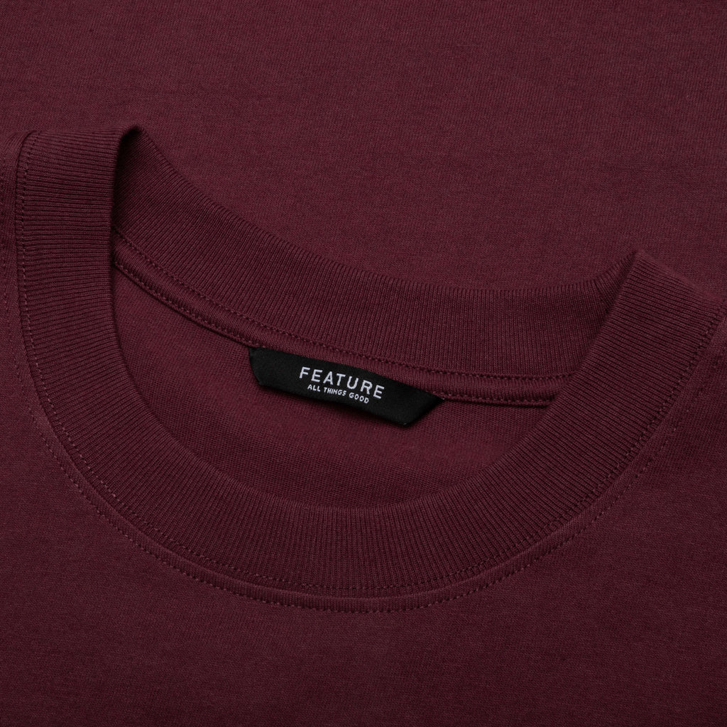 Academy Tee - Oxblood Red