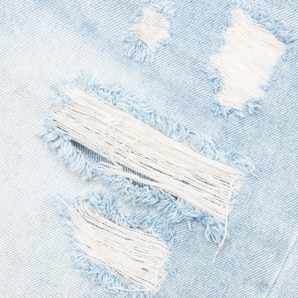 Berry Wide Denim Short - Vintage Light Blue