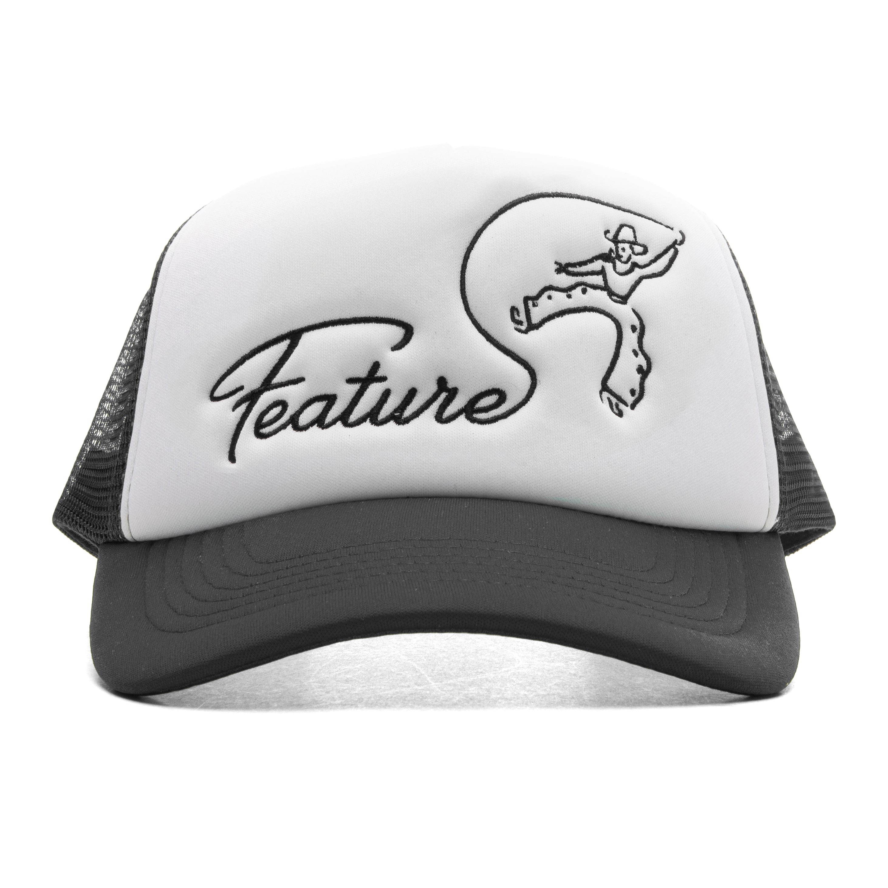 Cowboy Trucker - Black/White