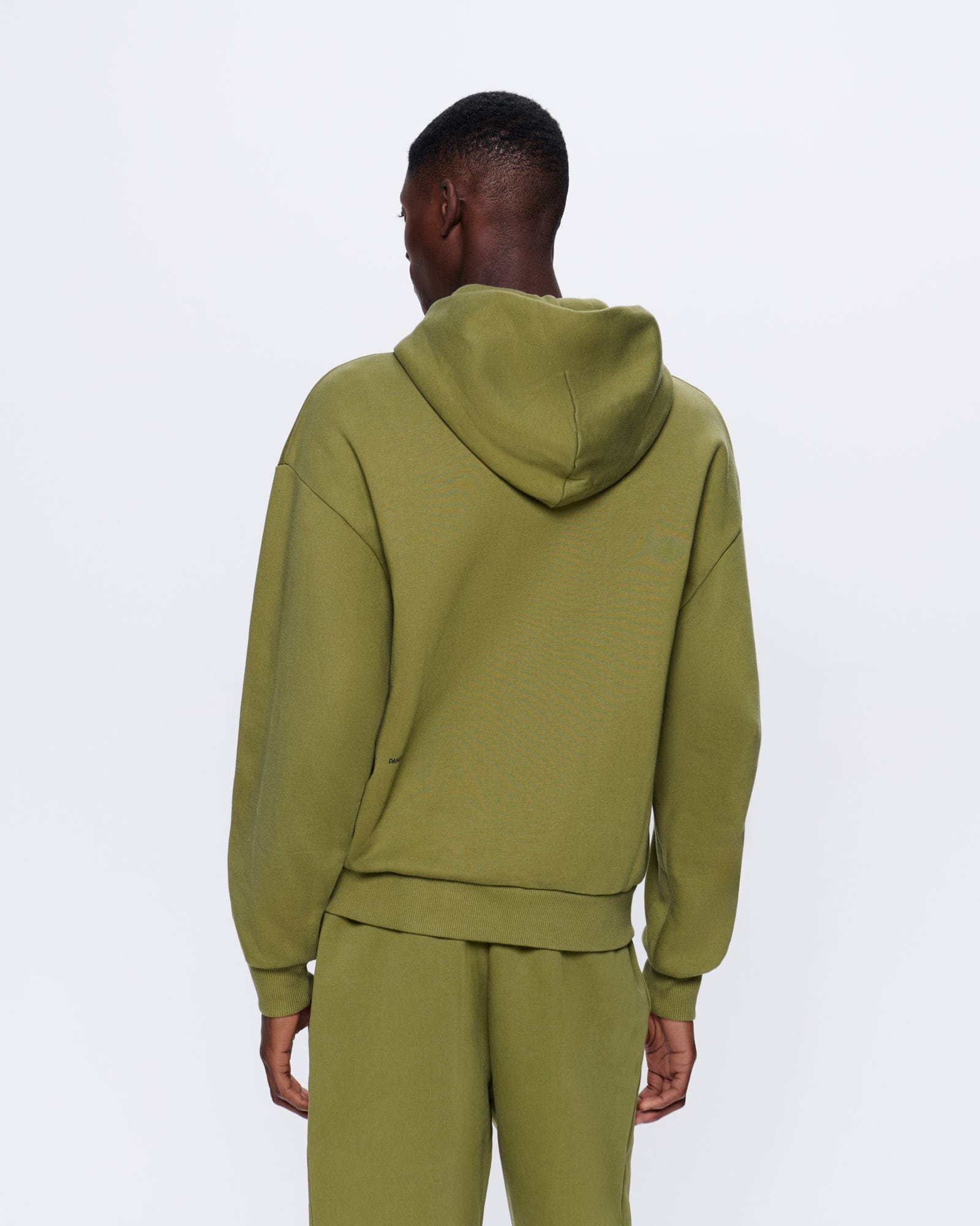 Mens DNA Zipped Hoodie—highland green