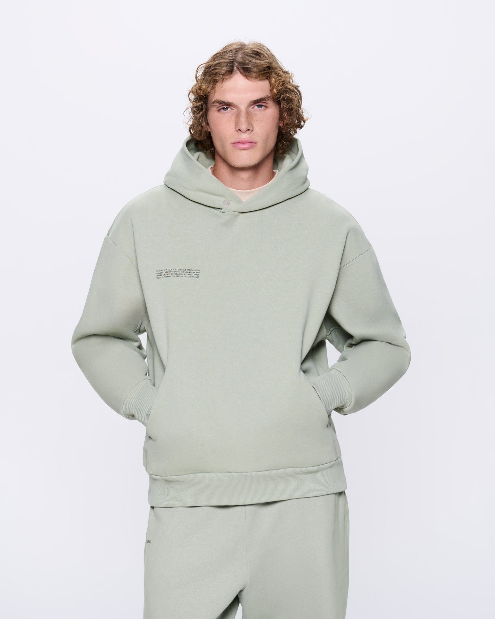 Mens DNA Hoodie—moss green