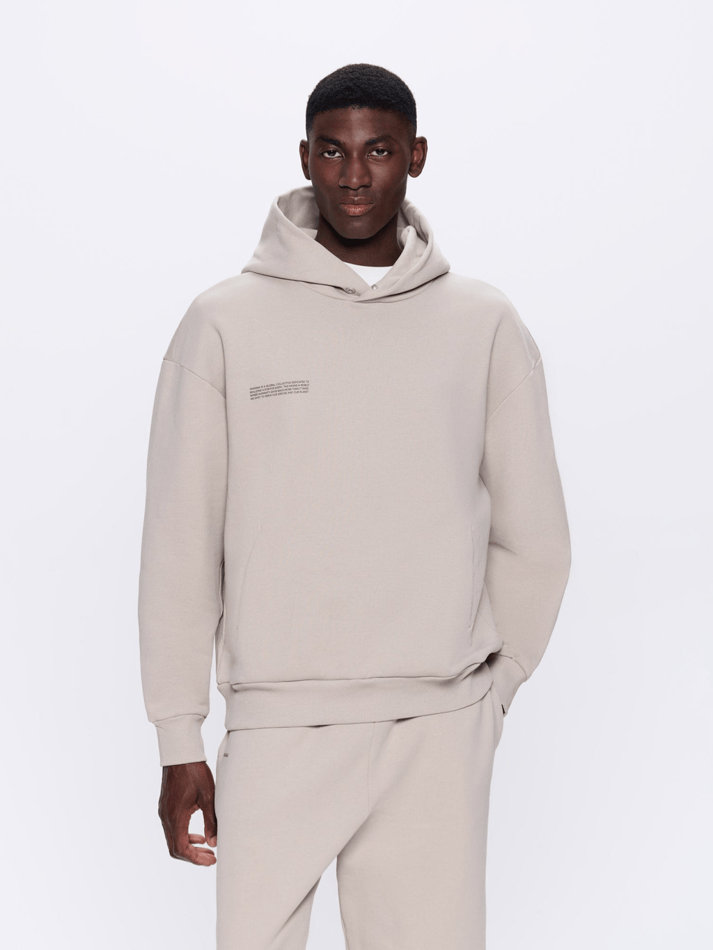 Mens DNA Hoodie—stone
