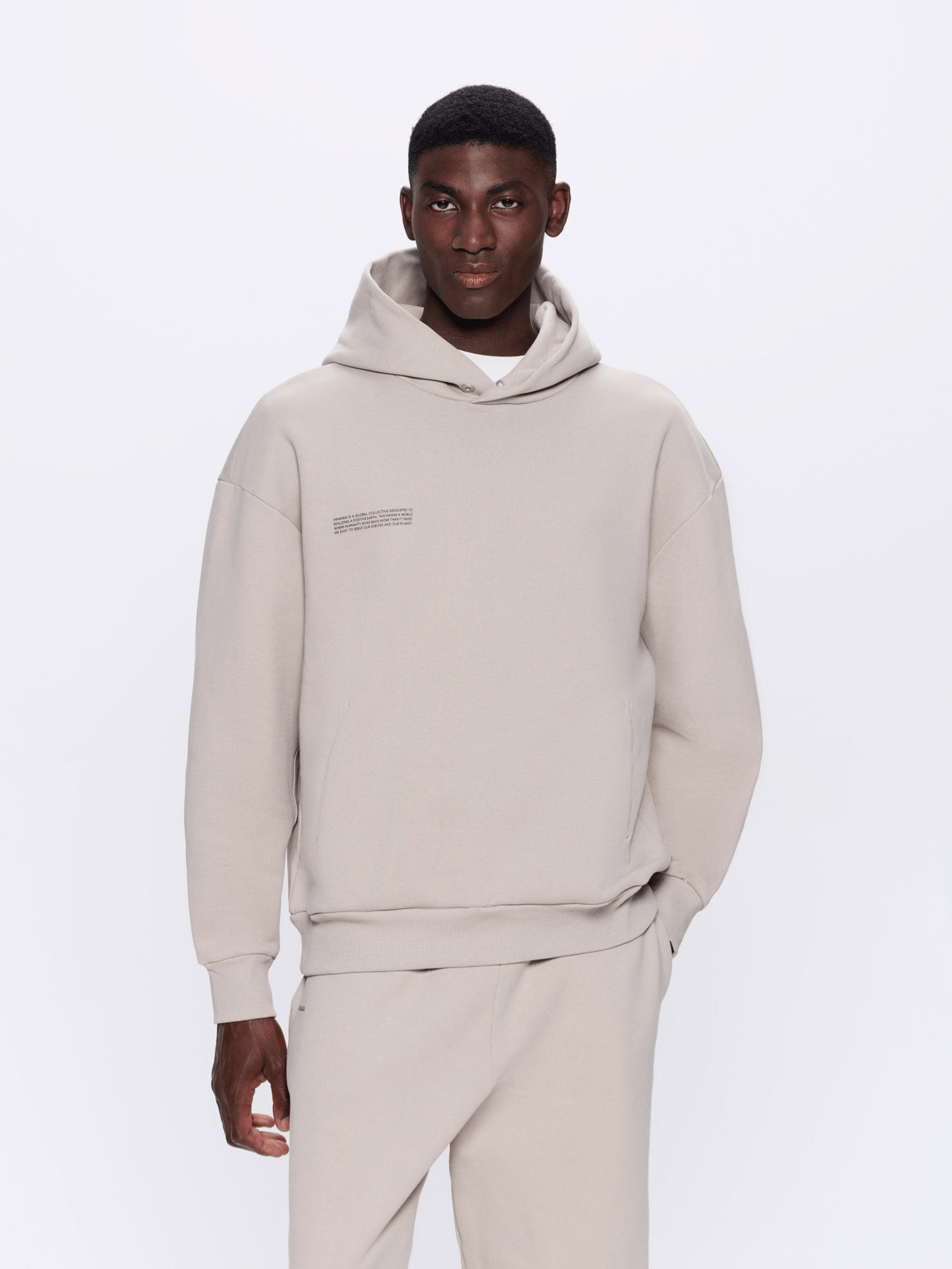 Mens DNA Hoodie—stone