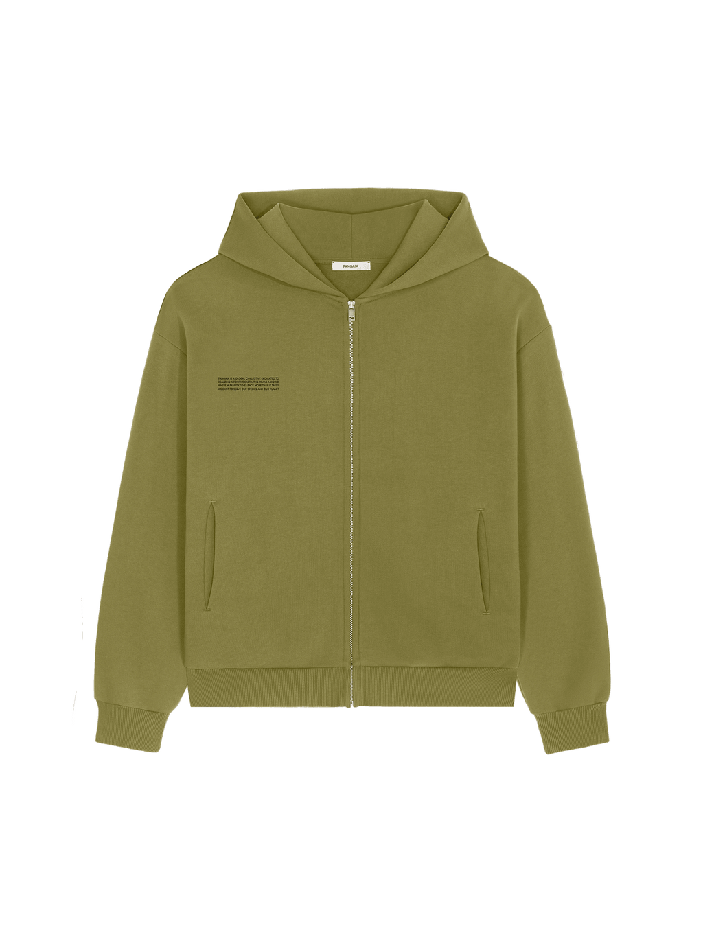 Mens DNA Zipped Hoodie—highland green