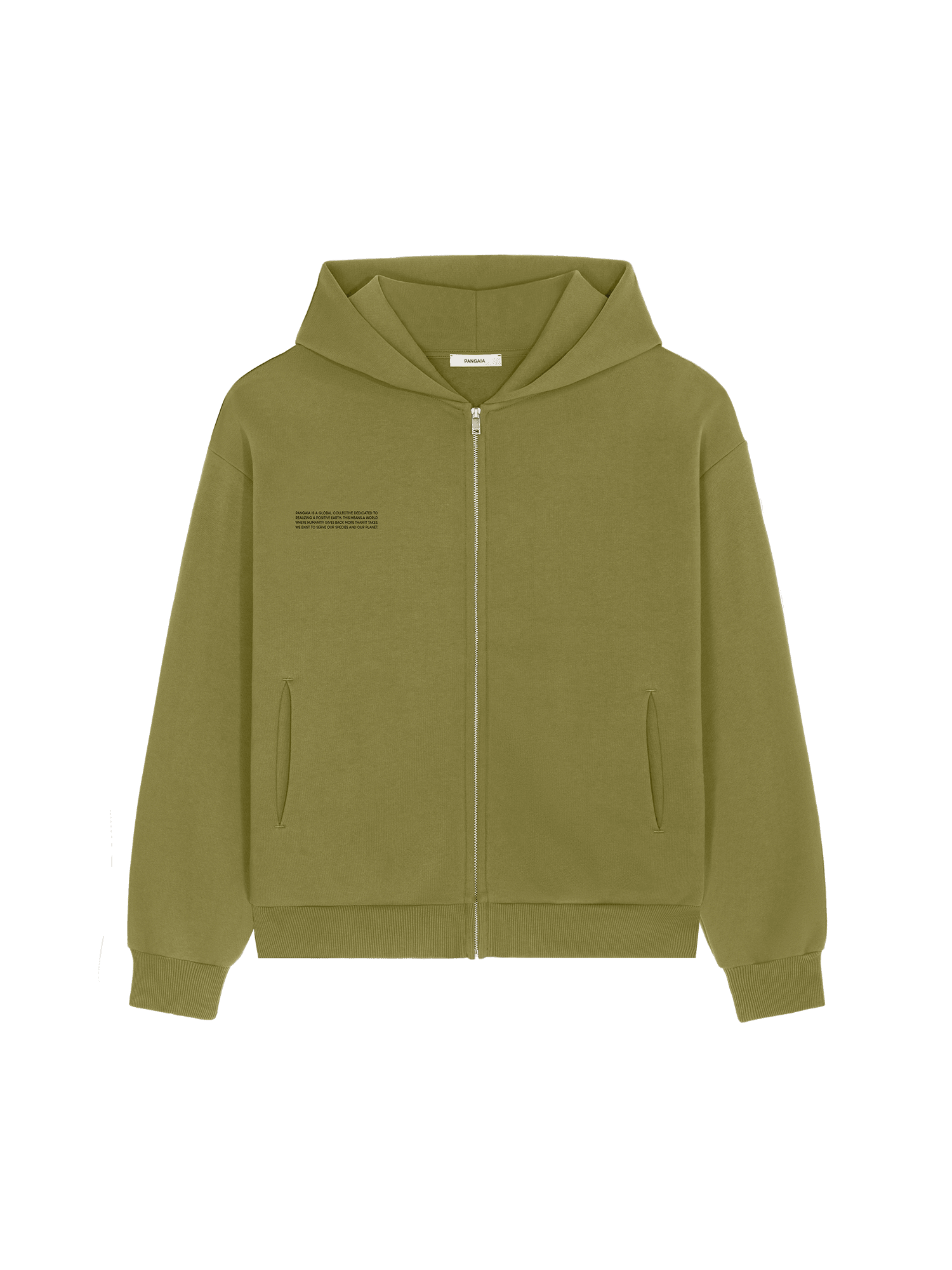 Mens DNA Zipped Hoodie—highland green