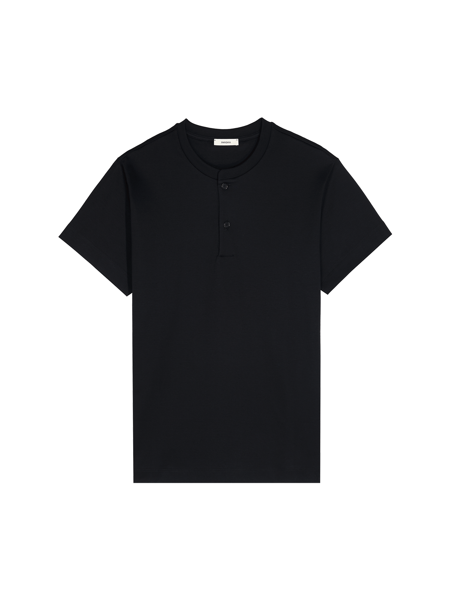 Mens DNA Henley T-Shirt—black