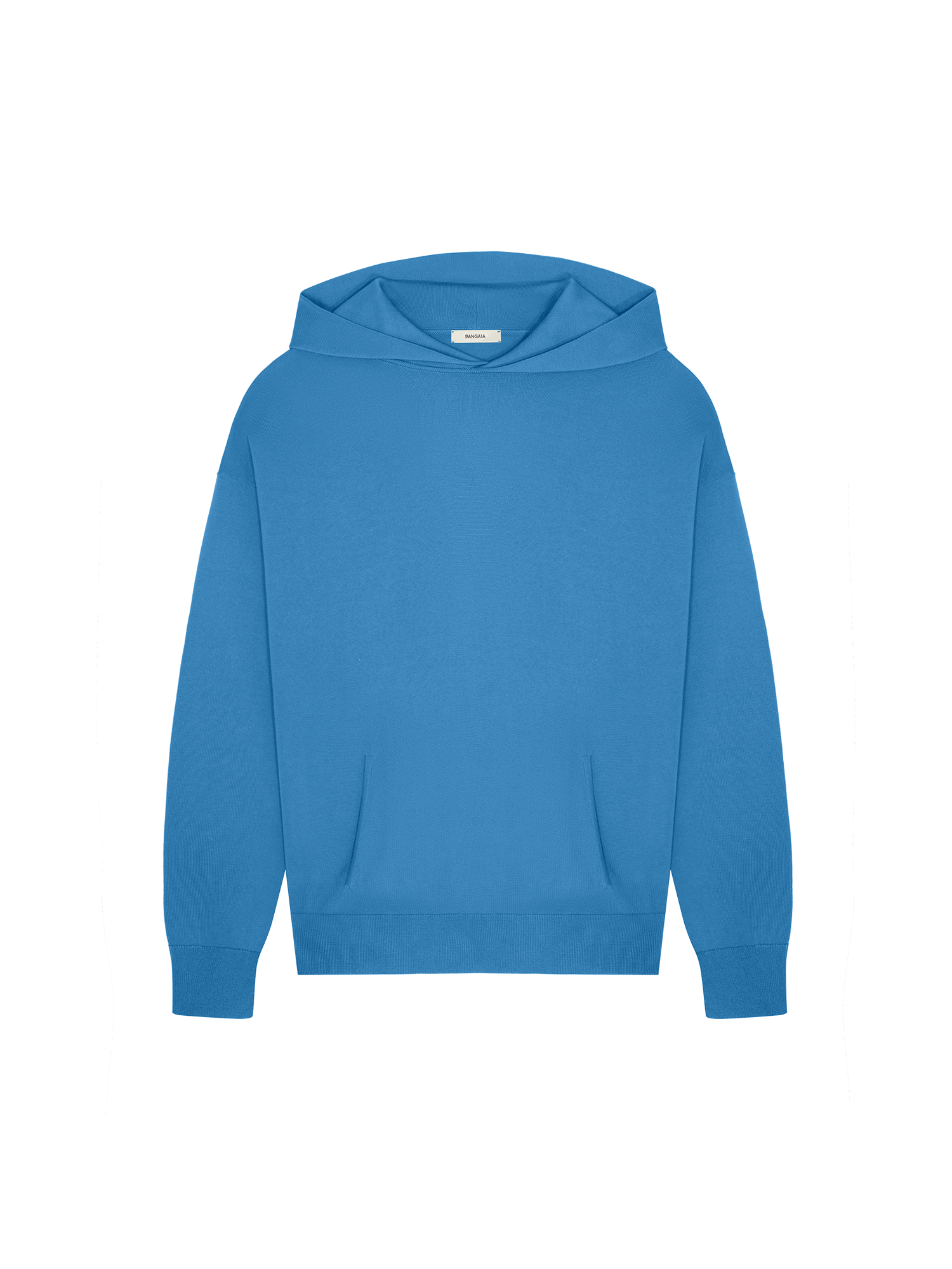 Mens DNA Knitted Hoodie—geyser blue