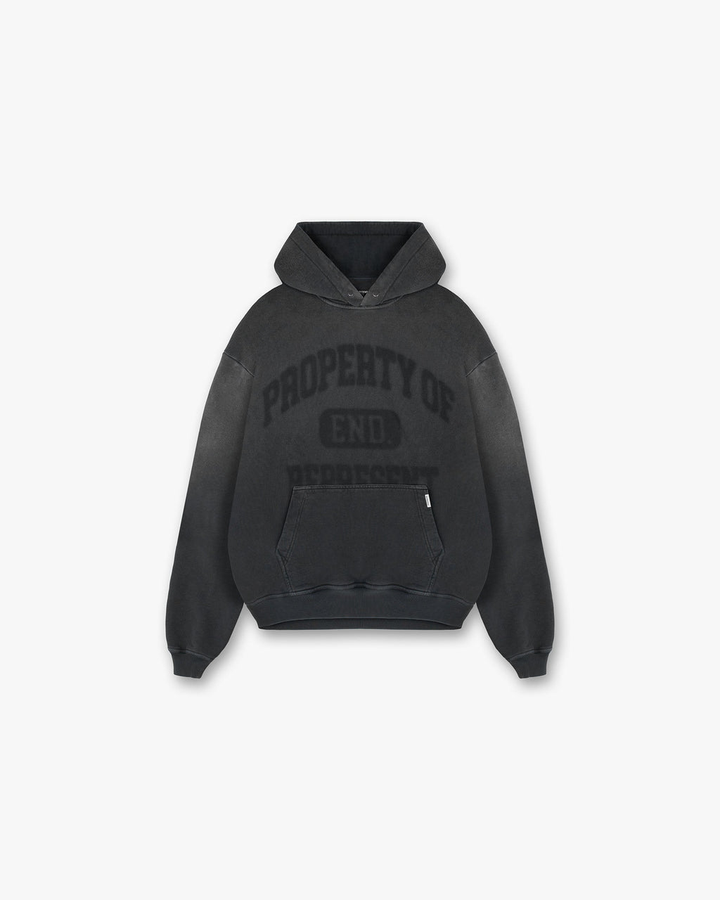 Represent X End Property Of Hoodie - Stained Black